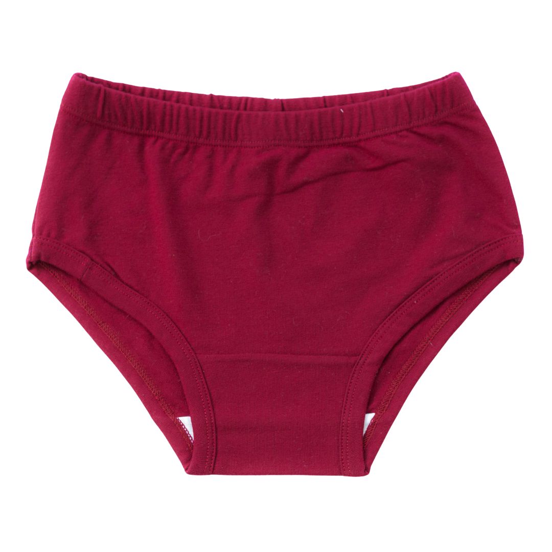 a pack of four organic cotton undies for adventurous girls,