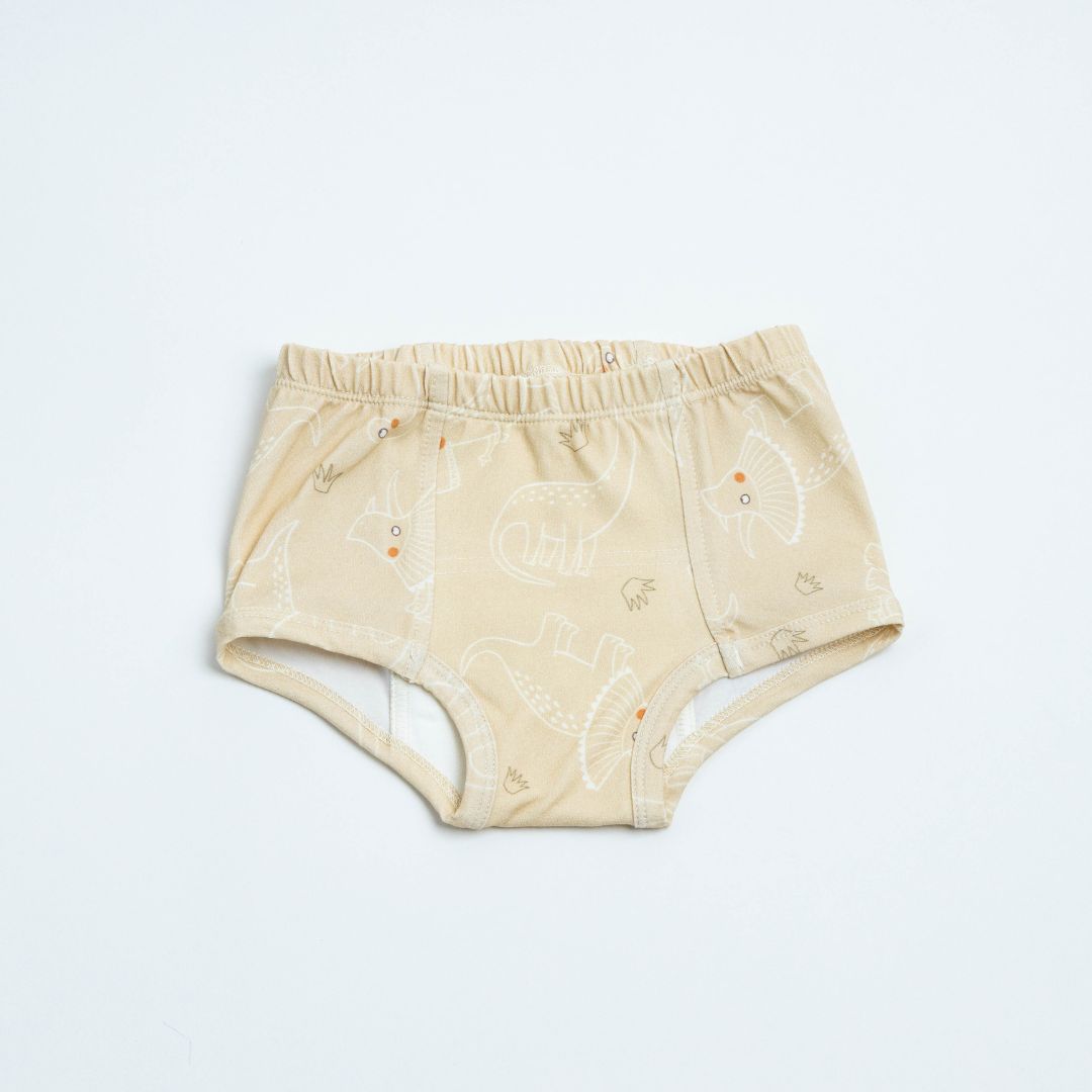 Organic potty training underwear is breathable, non-toxic, and designed for delicate toddler skin